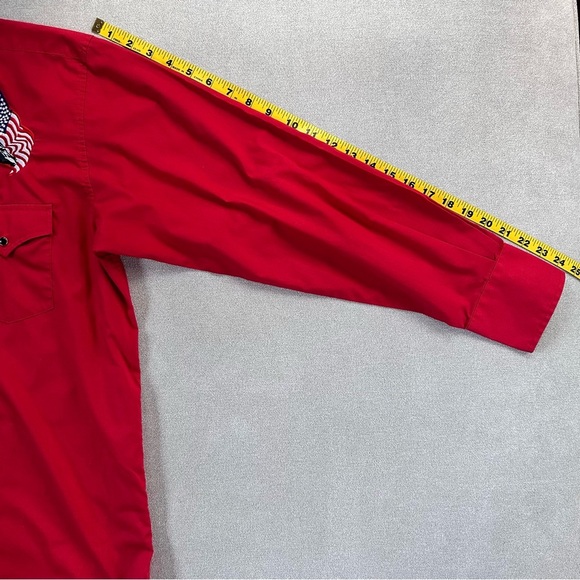 Vintage High Noon Pearl Snap Button Down Shirt. Medium. - Picture 8 of 8